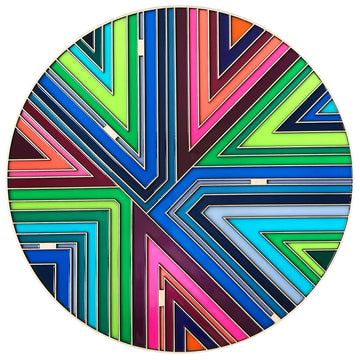 Patrick Déziel Oeuvre original - Peinture 32" diam. Ring Of Colors