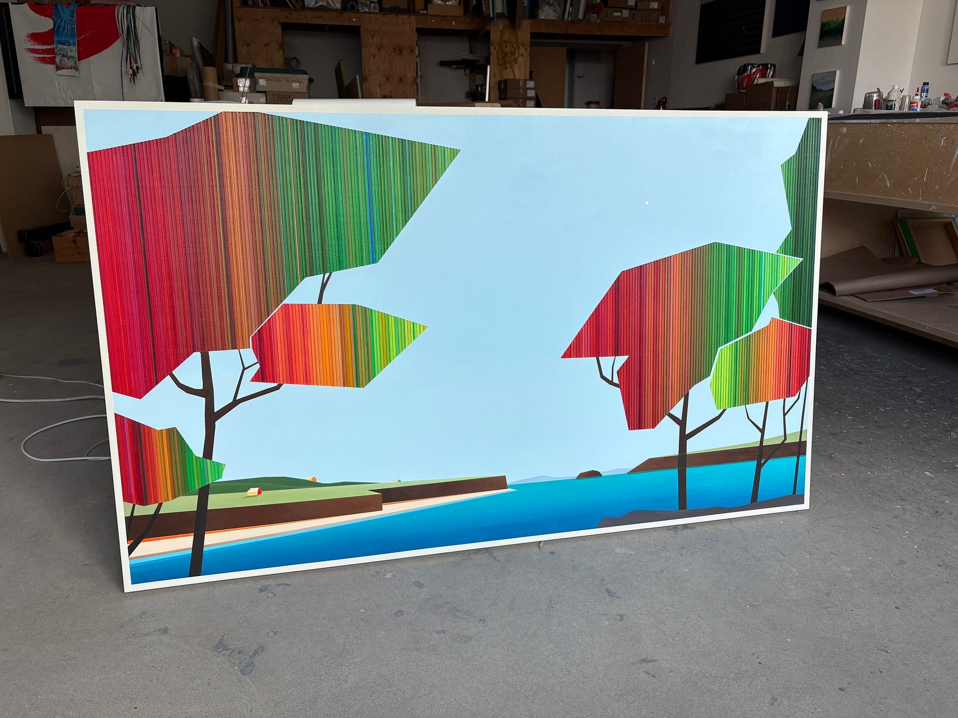 Patrick Déziel Oeuvre original - Peinture 36x60 Season Change