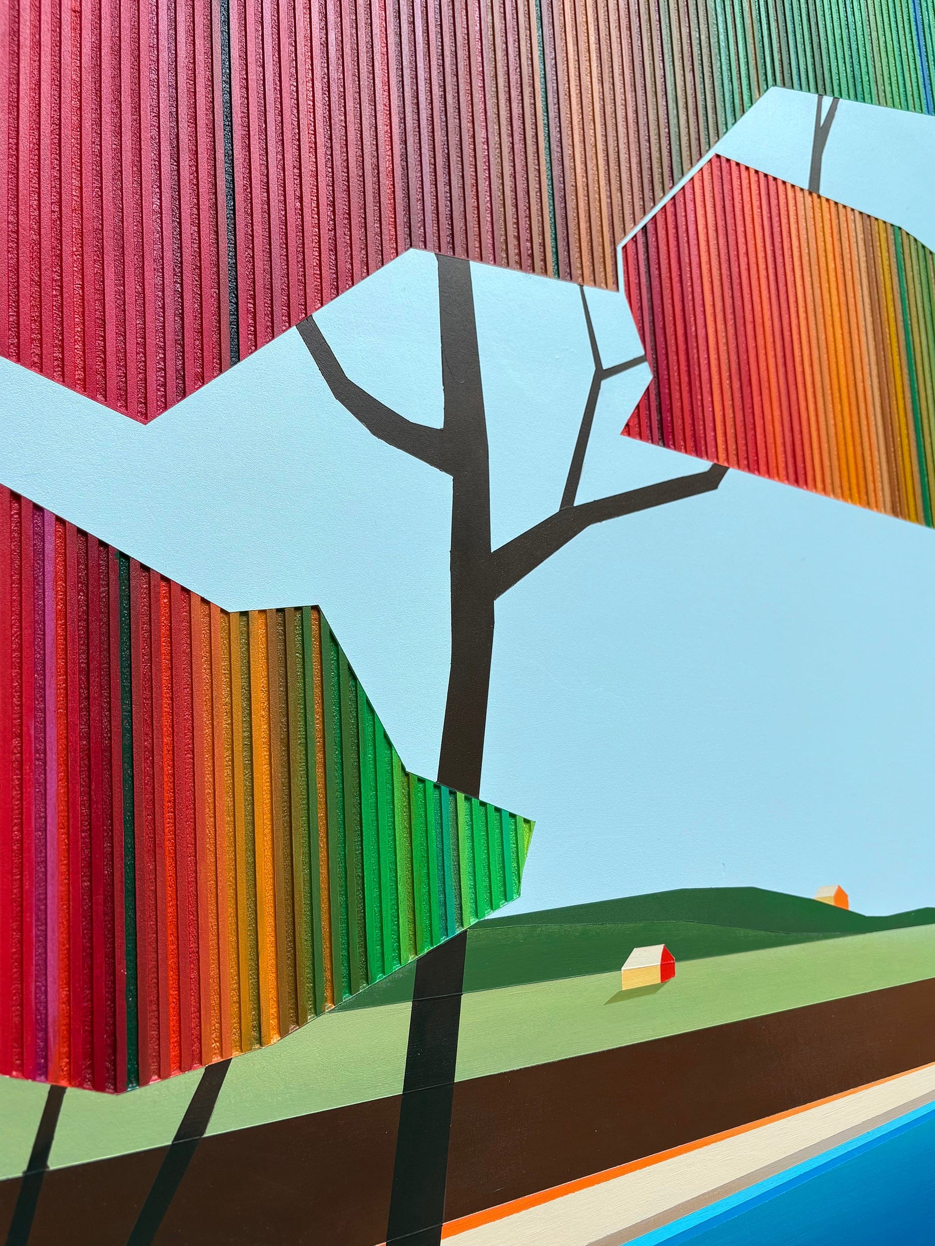 Patrick Déziel Oeuvre original - Peinture 36x60 Season Change