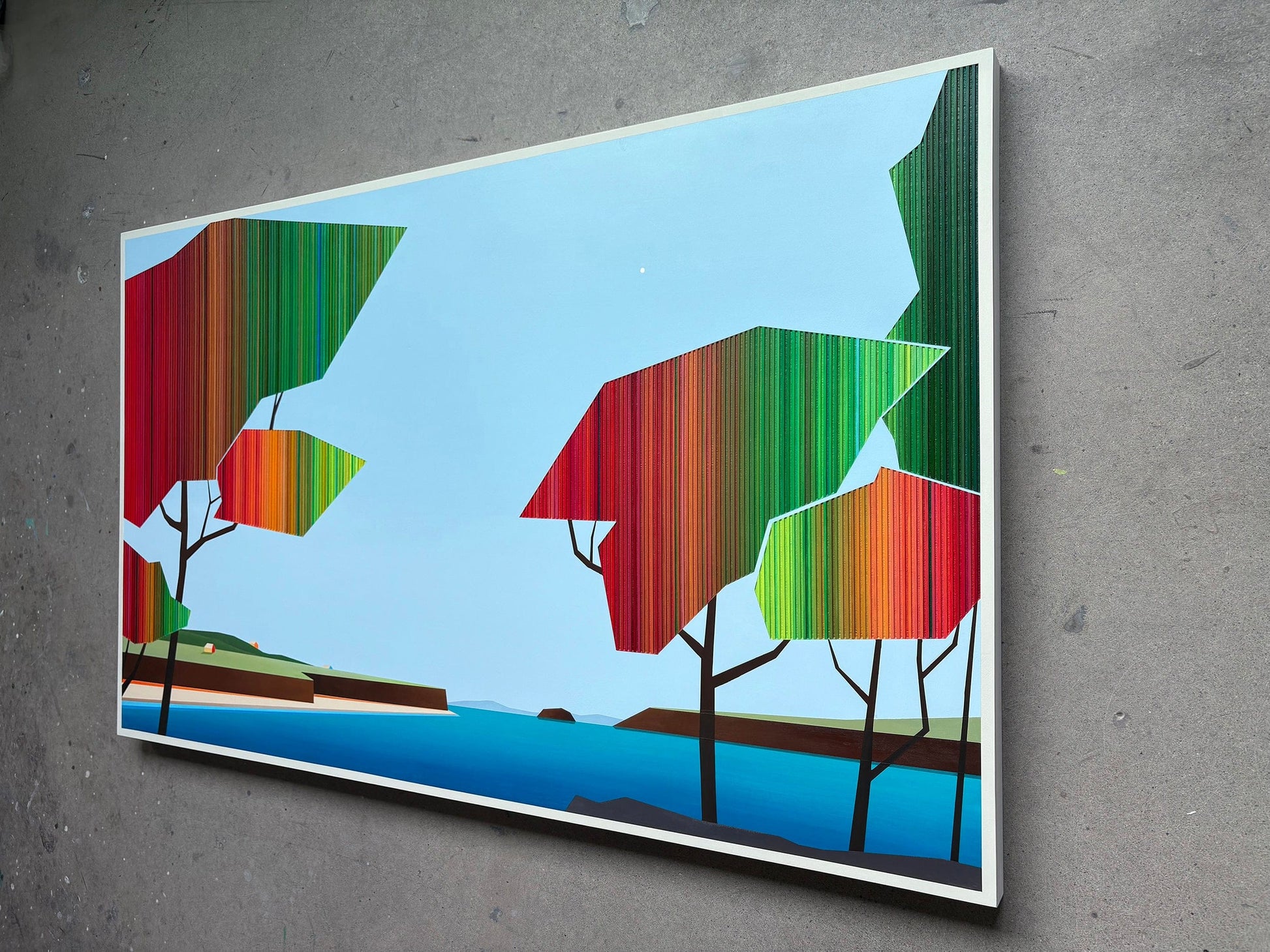 Patrick Déziel Oeuvre original - Peinture 36x60 Season Change