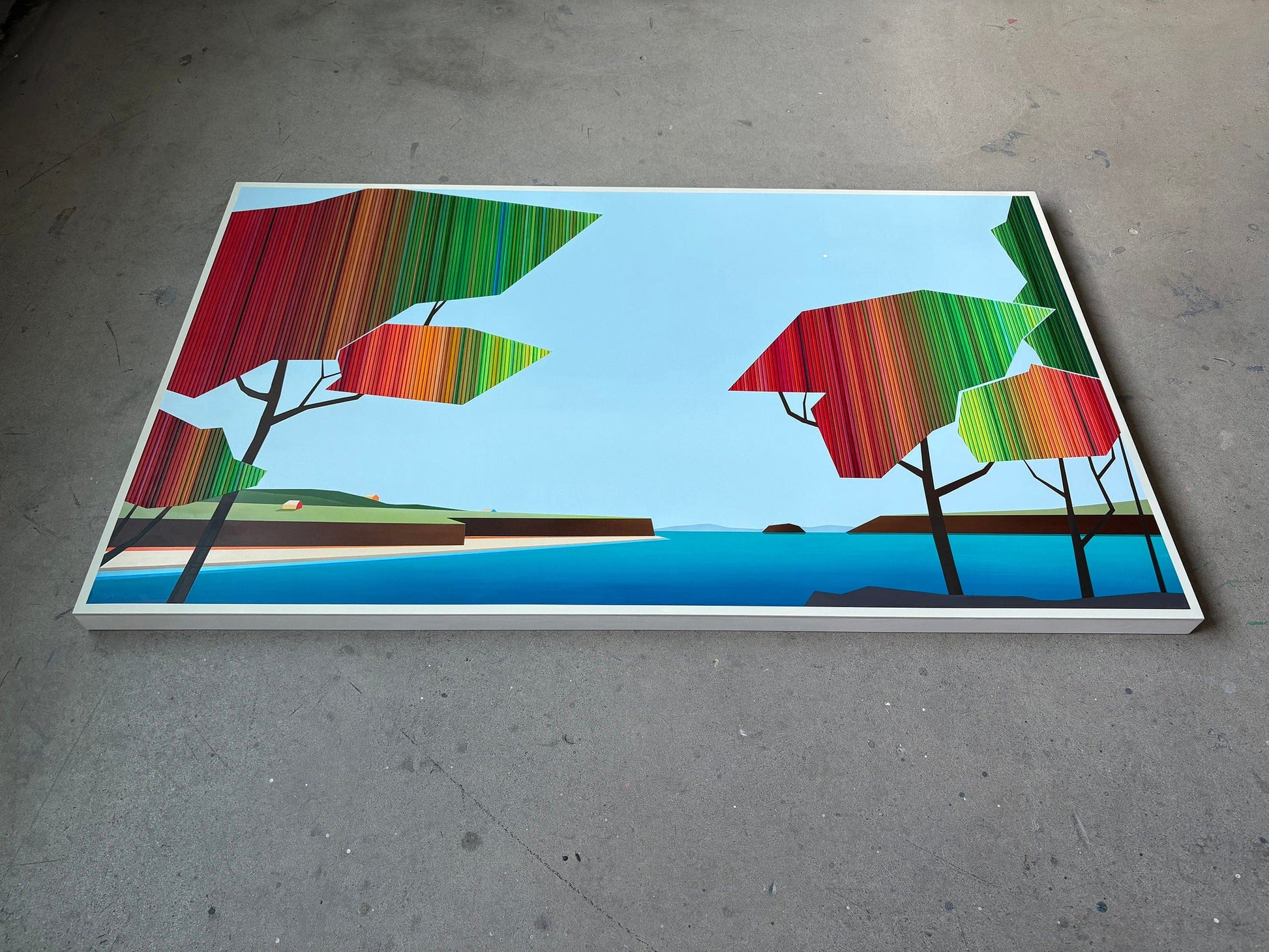 Patrick Déziel Oeuvre original - Peinture 36x60 Season Change