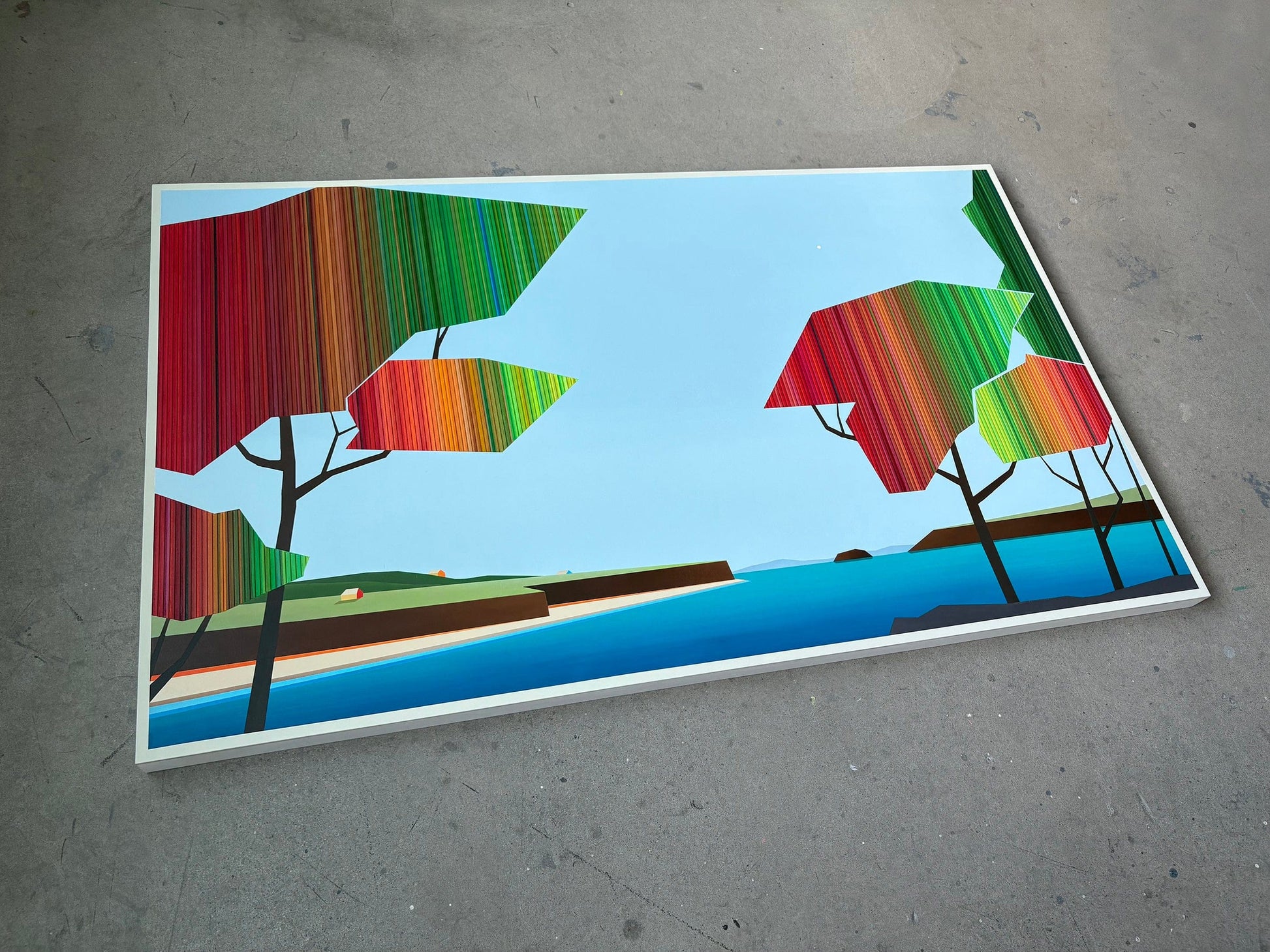 Patrick Déziel Oeuvre original - Peinture 36x60 Season Change