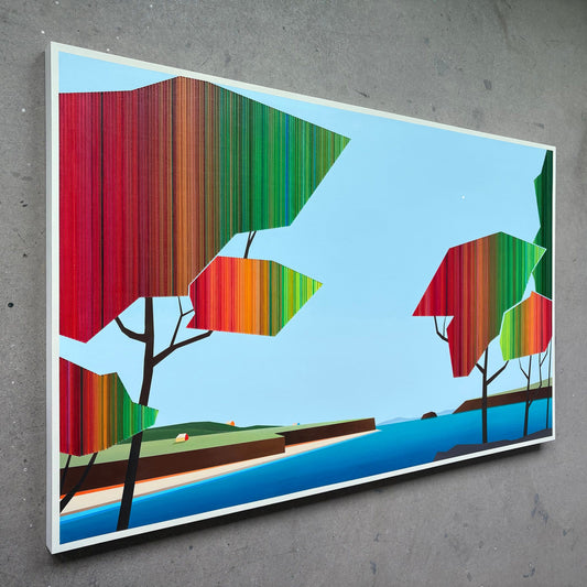 Patrick Déziel Oeuvre original - Peinture 36x60 Season Change