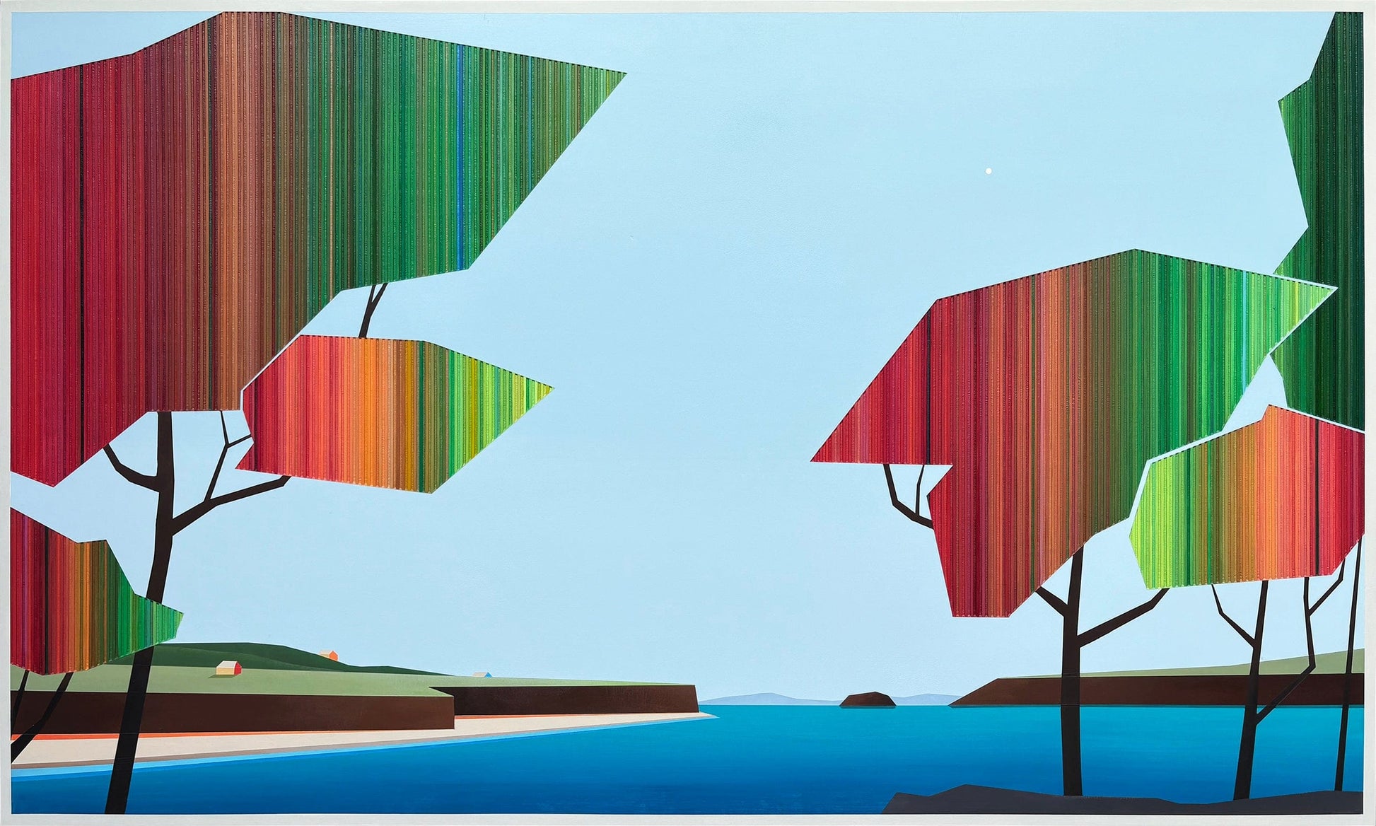 Patrick Déziel Oeuvre original - Peinture 36x60 Season Change