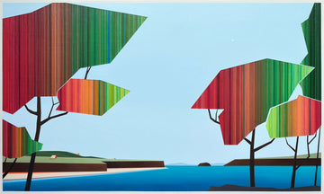 Patrick Déziel Oeuvre original - Peinture 36x60 Season Change