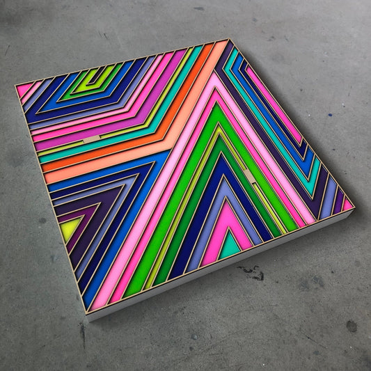 Patrick Déziel Oeuvre original - Peinture 24x24 Spring In NY