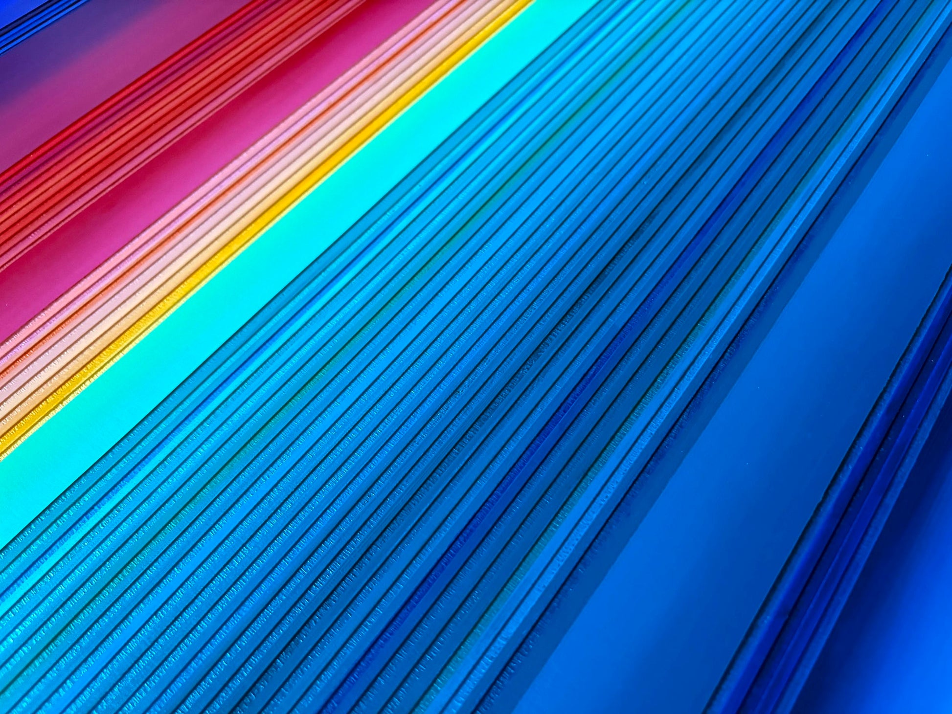 Patrick Déziel Oeuvre original - Peinture 24x60 Vague Magnétique