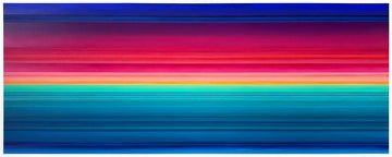 Patrick Déziel Oeuvre original - Peinture 24x60 Vague Magnétique