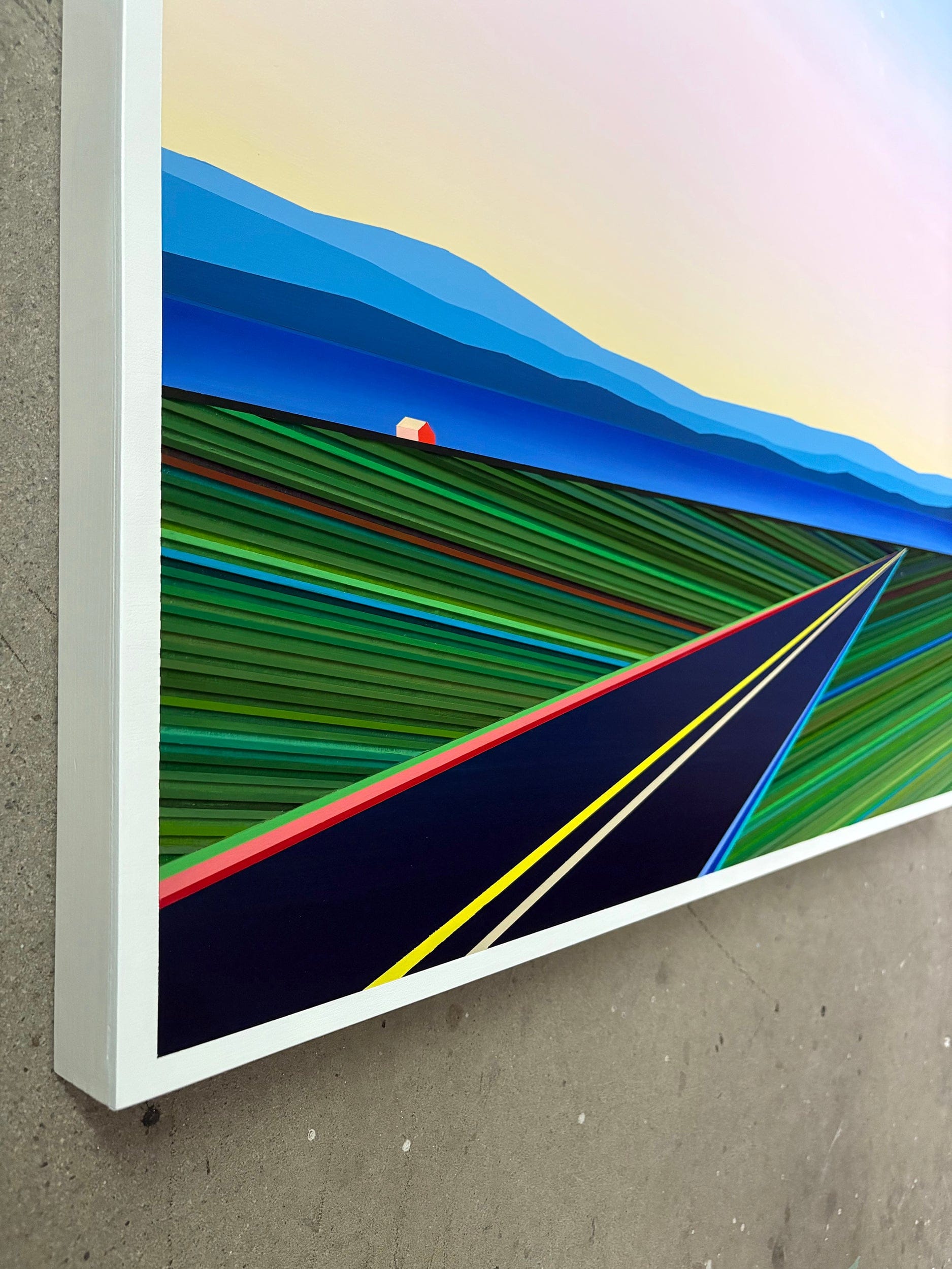 Patrick Déziel Oeuvre original - Techniques mixtes 36x36 L'espace du silence