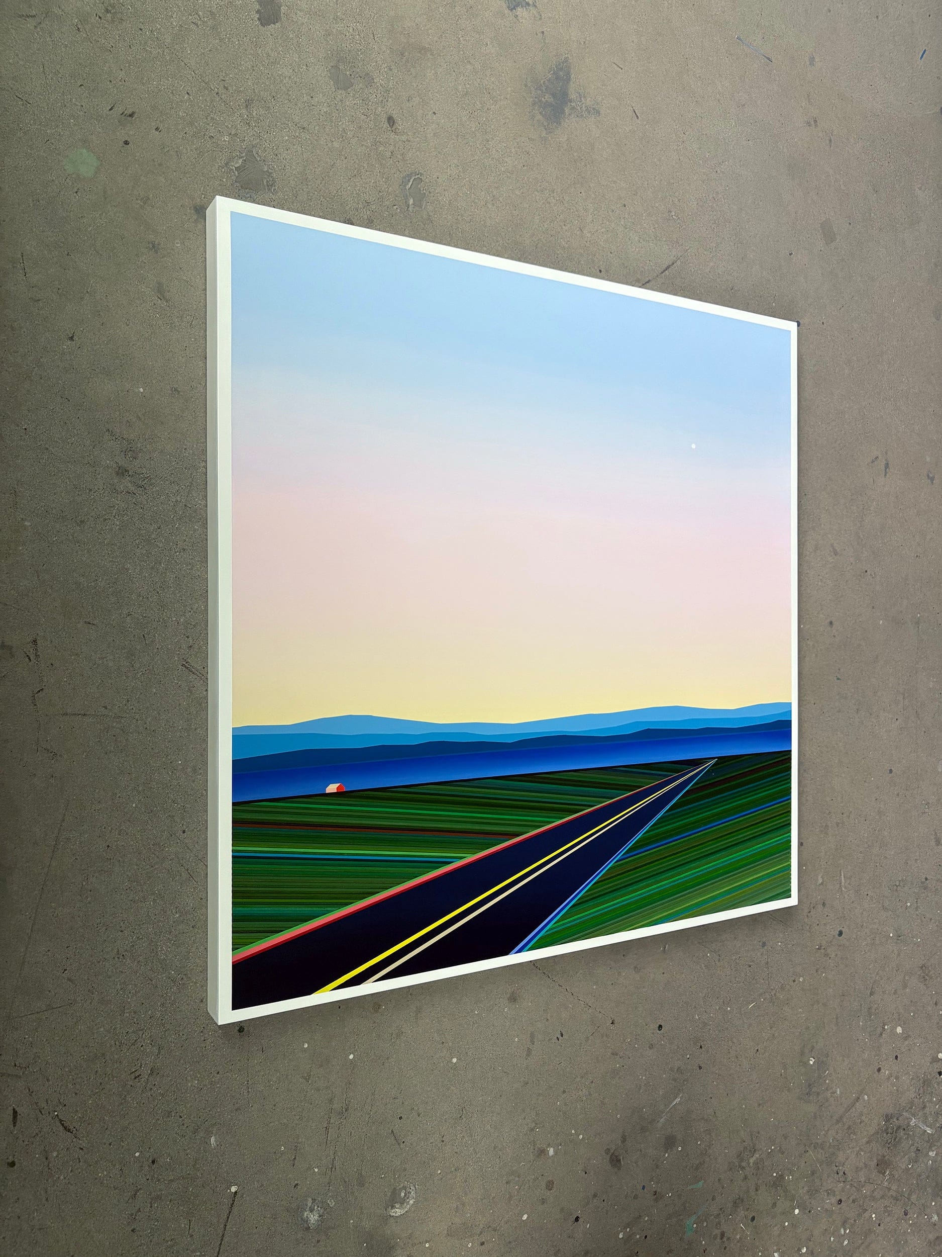 Patrick Déziel Oeuvre original - Techniques mixtes 36x36 L'espace du silence