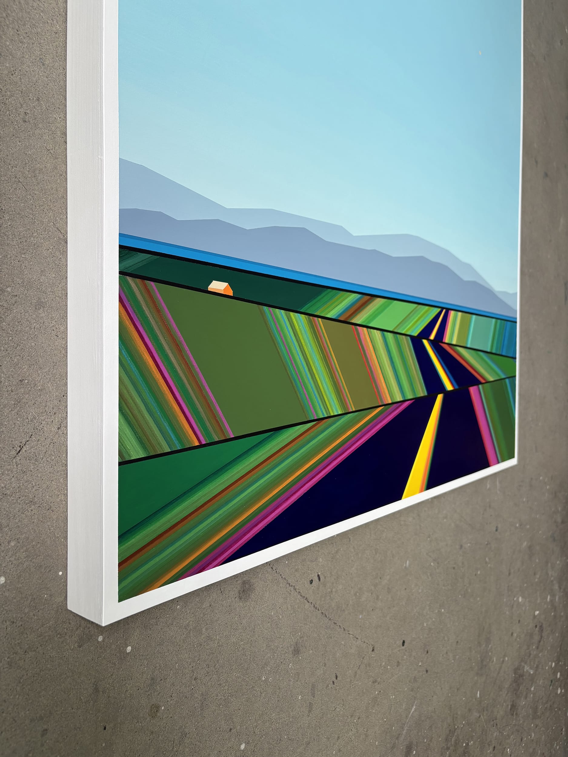Patrick Déziel Oeuvre original - Techniques mixtes 36x36 Living The Landscape