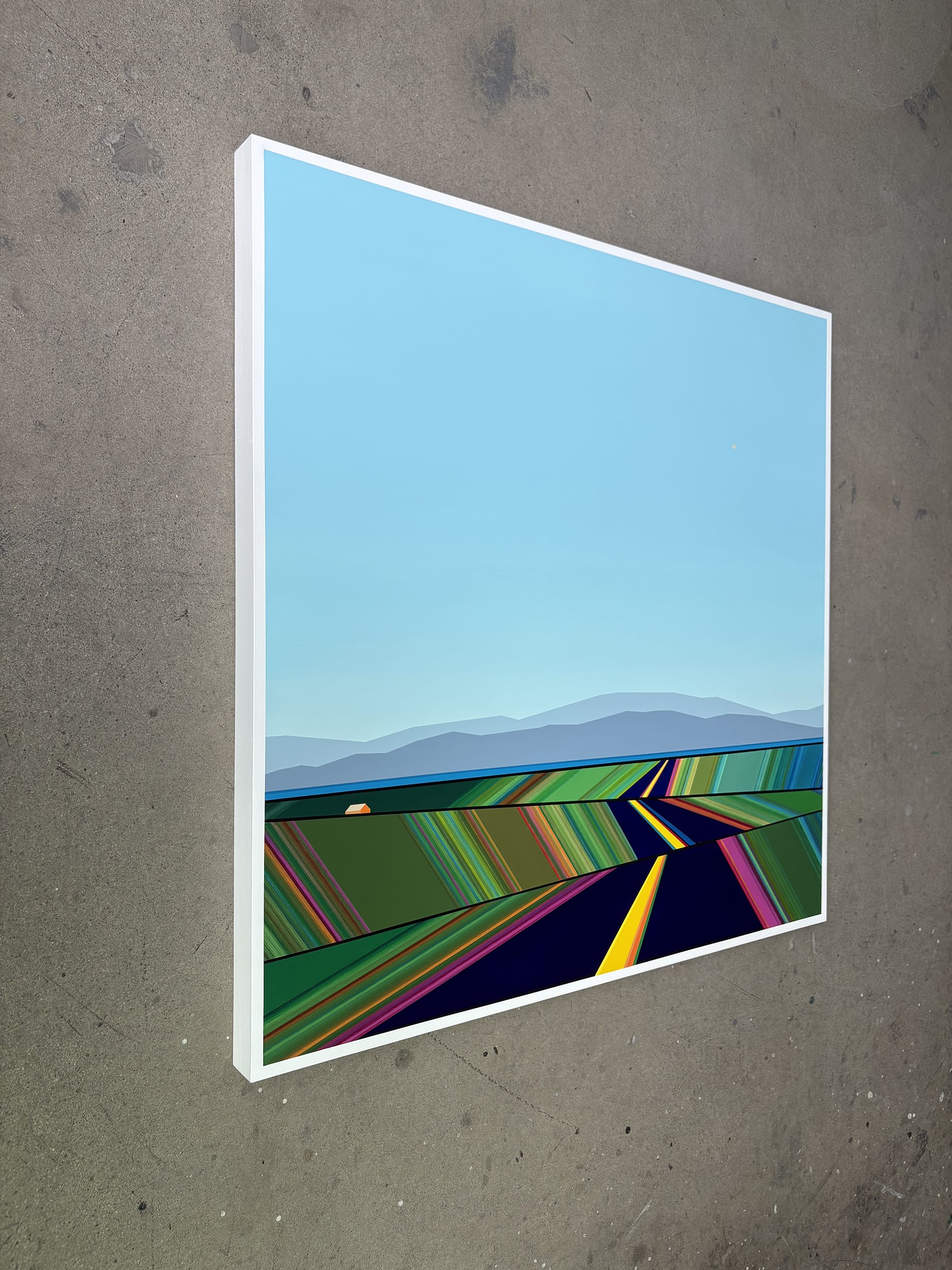 Patrick Déziel Oeuvre original - Techniques mixtes 36x36 Living The Landscape