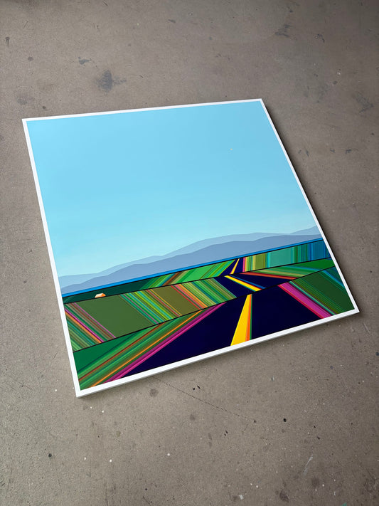 Patrick Déziel Oeuvre original - Techniques mixtes 36x36 Living The Landscape