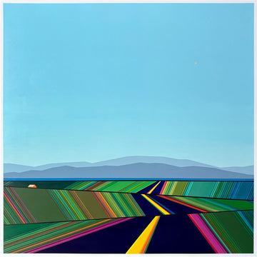 Patrick Déziel Oeuvre original - Techniques mixtes 36x36 Living The Landscape
