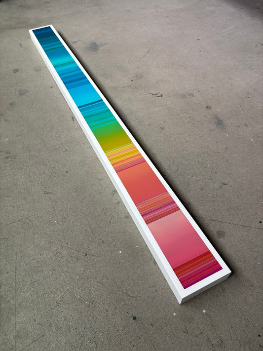 Patrick Déziel Oeuvre original - Techniques mixtes 60x5 Lumière en transit