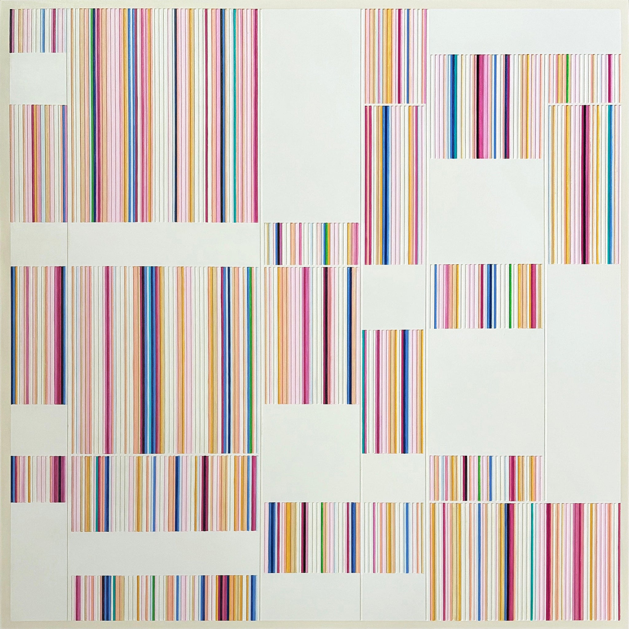 Patrick Déziel Oeuvre original - Techniques mixtes 36x36 Parfum digital