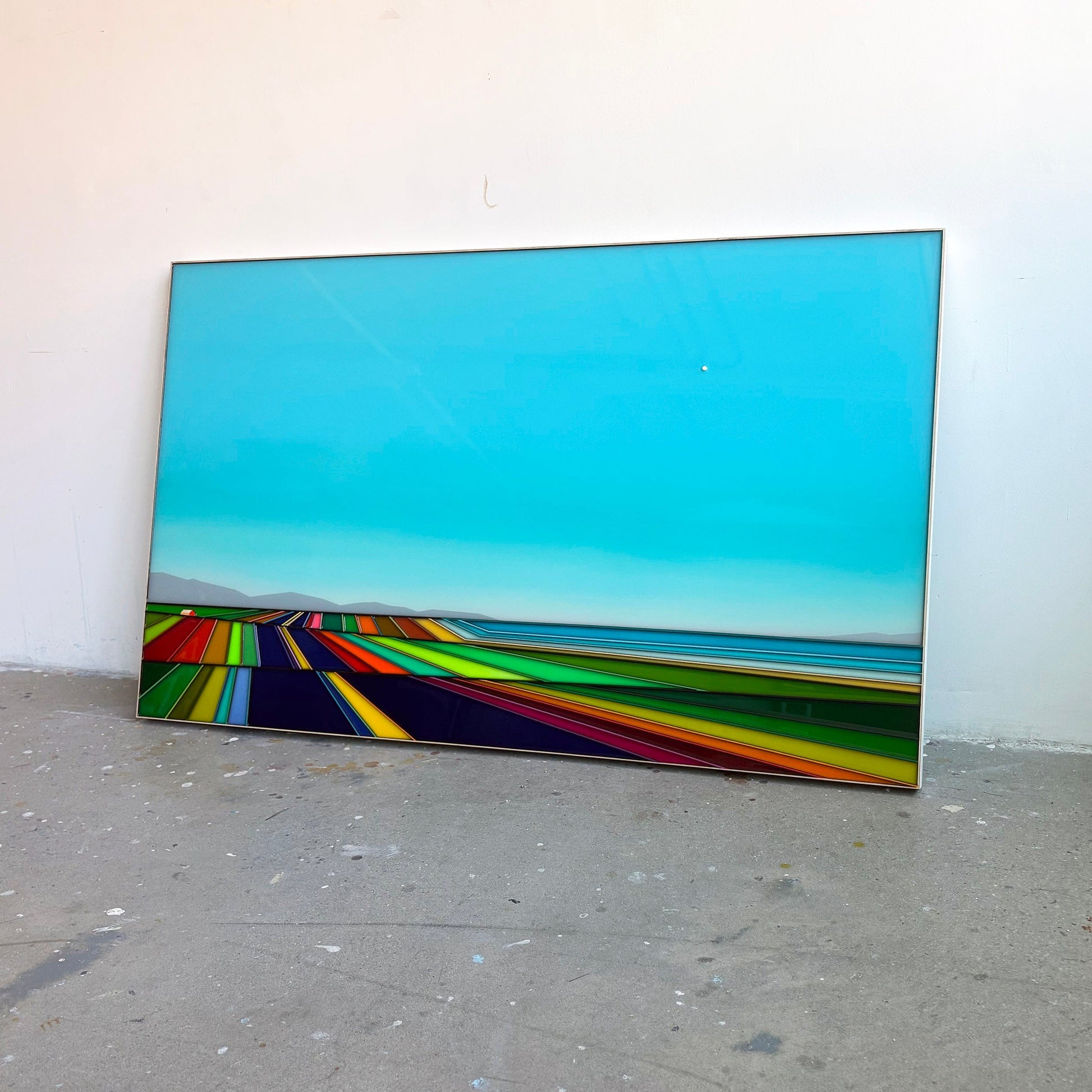 Patrick Déziel Oeuvre original - Techniques mixtes 36x60 Summer Breeze