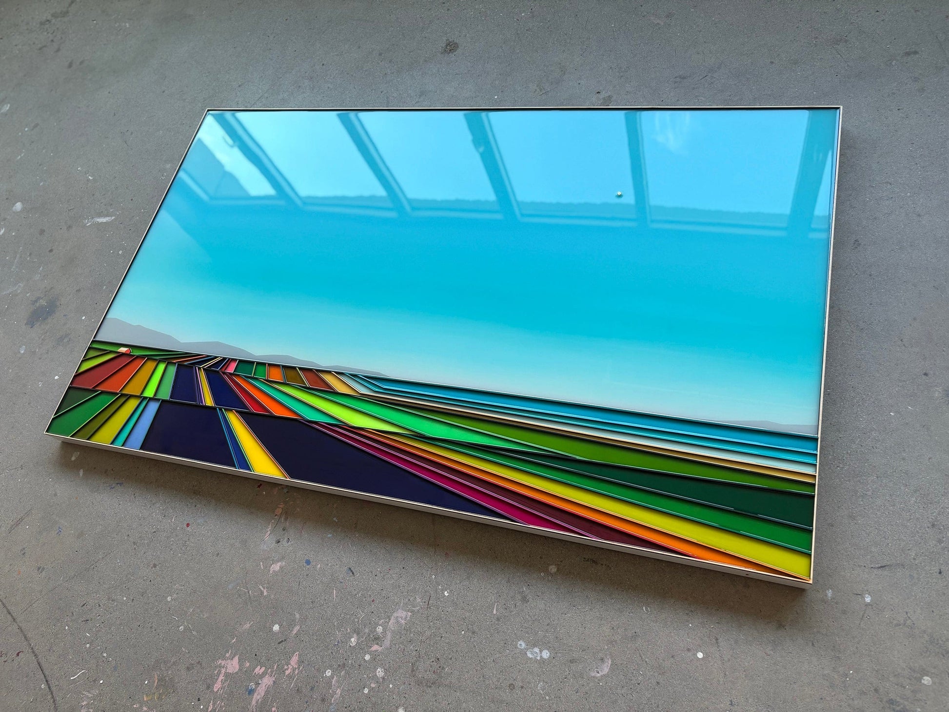 Patrick Déziel Oeuvre original - Techniques mixtes 36x60 Summer Breeze