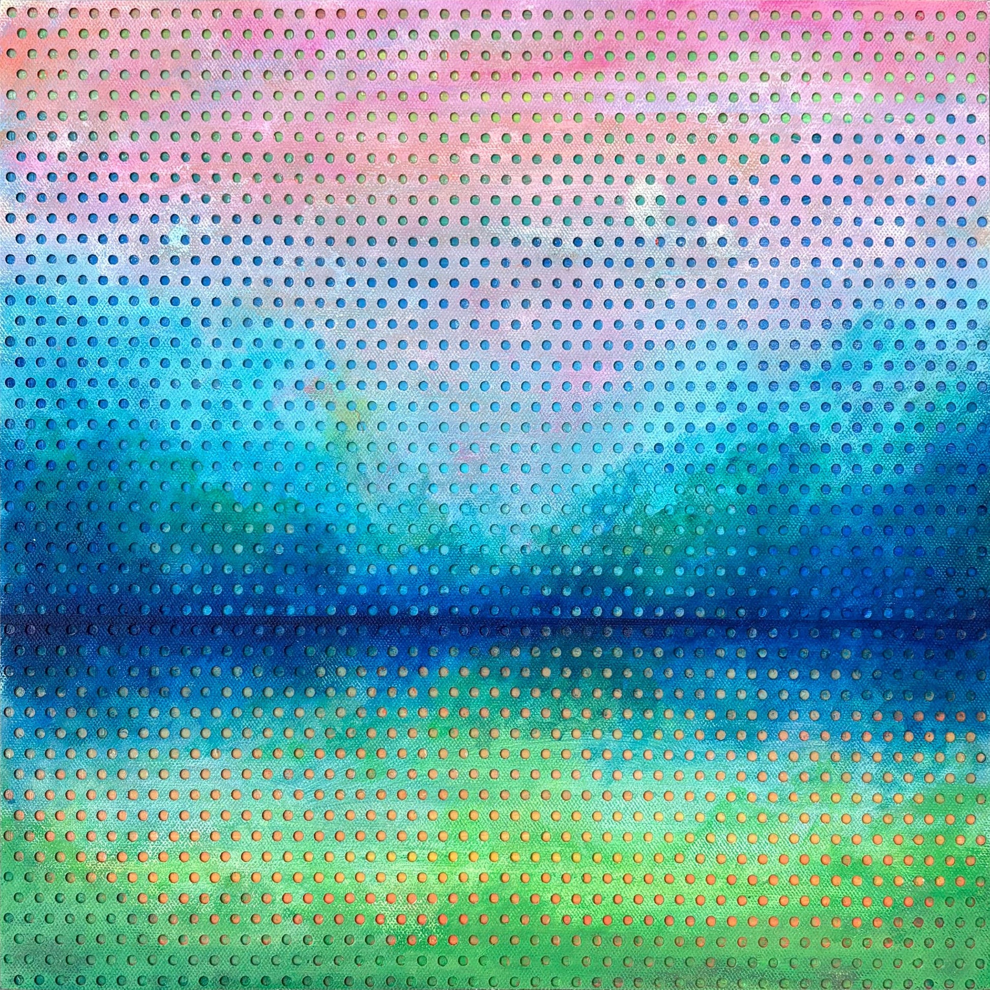 Patrick Déziel Oeuvre original - Techniques mixtes 12x12 World Of Fantasy