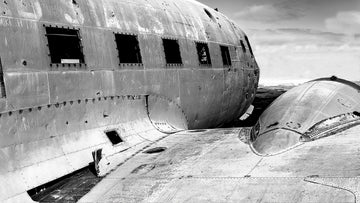 Phil Carrière Oeuvre original - Photographie DC3 Navy Wreck