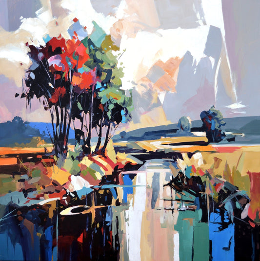 Robert Séguin Oeuvre original - Peinture 36x36 Arcadia 2511