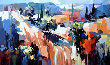 Robert Séguin Oeuvre original - Peinture 36x60 Arcadia 2512