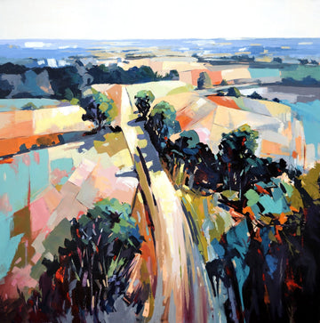 Robert Séguin Oeuvre original - Peinture 40x40 Arcadia 2513