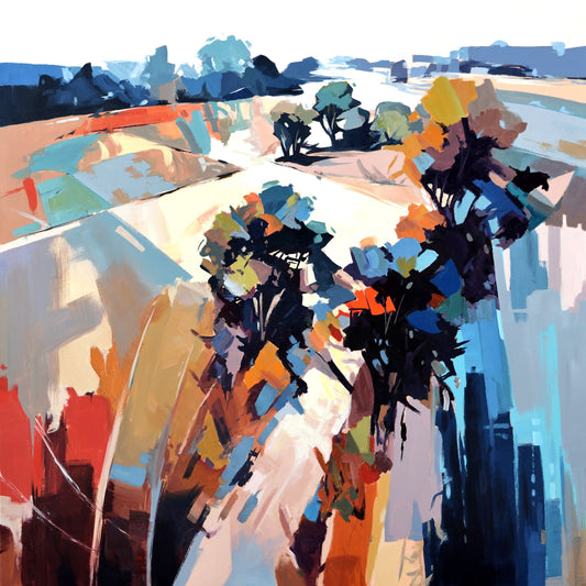 Robert Séguin Oeuvre original - Peinture 40x40 Arcadia 2515