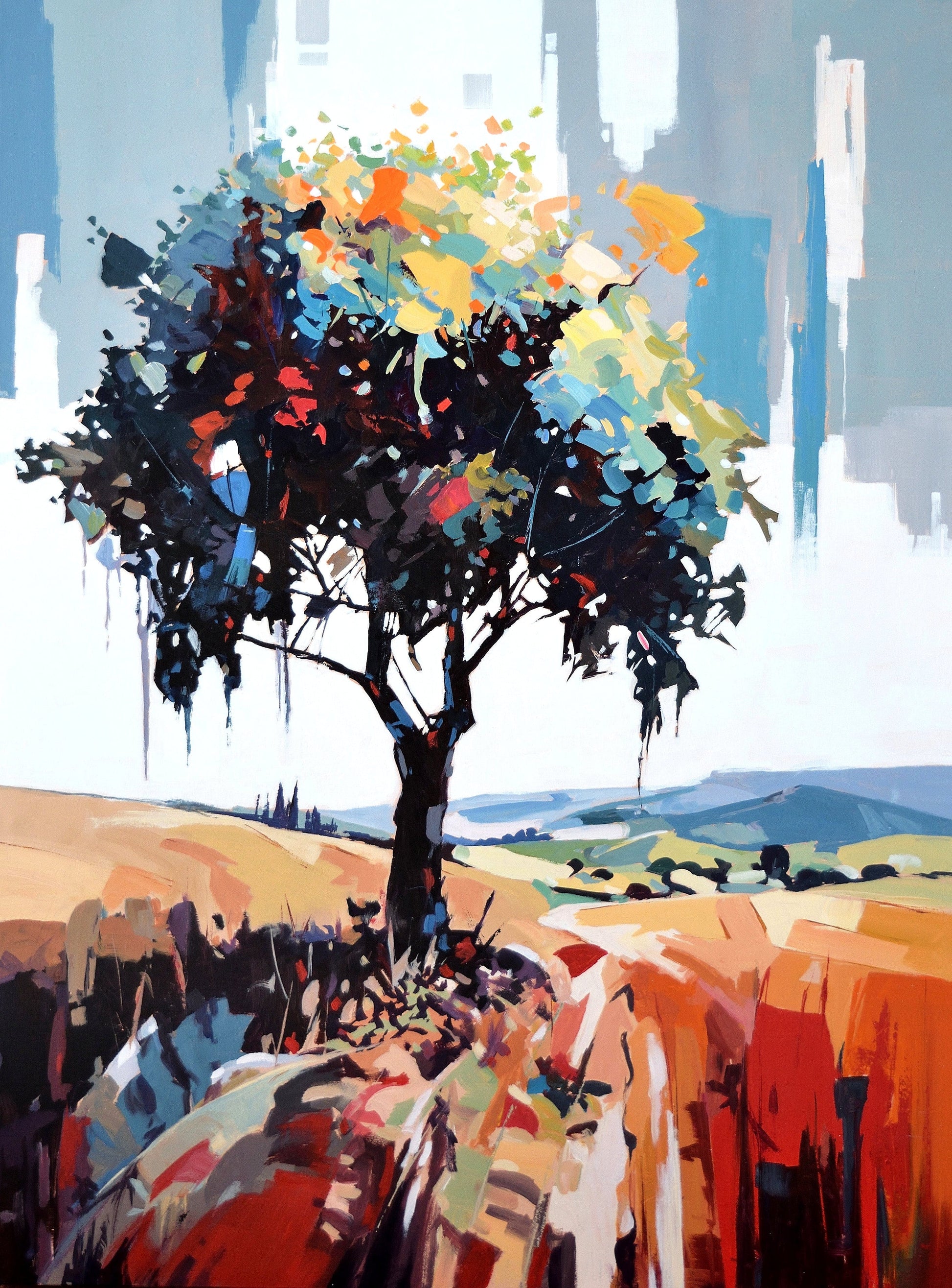 Robert Séguin Oeuvre original - Peinture 48x36 Arcadia 2522