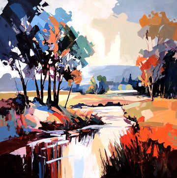 Robert Séguin Oeuvre original - Peinture 36x36 Arcadia 2524