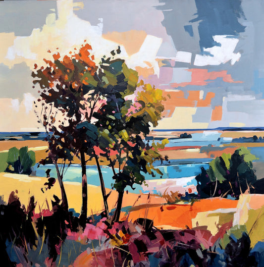 Robert Séguin Oeuvre original - Peinture 36x36 Arcadia 2527