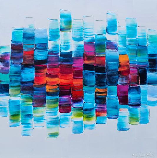 Stéphanie Rivet Oeuvre original - Peinture 36x36 ADN 250909