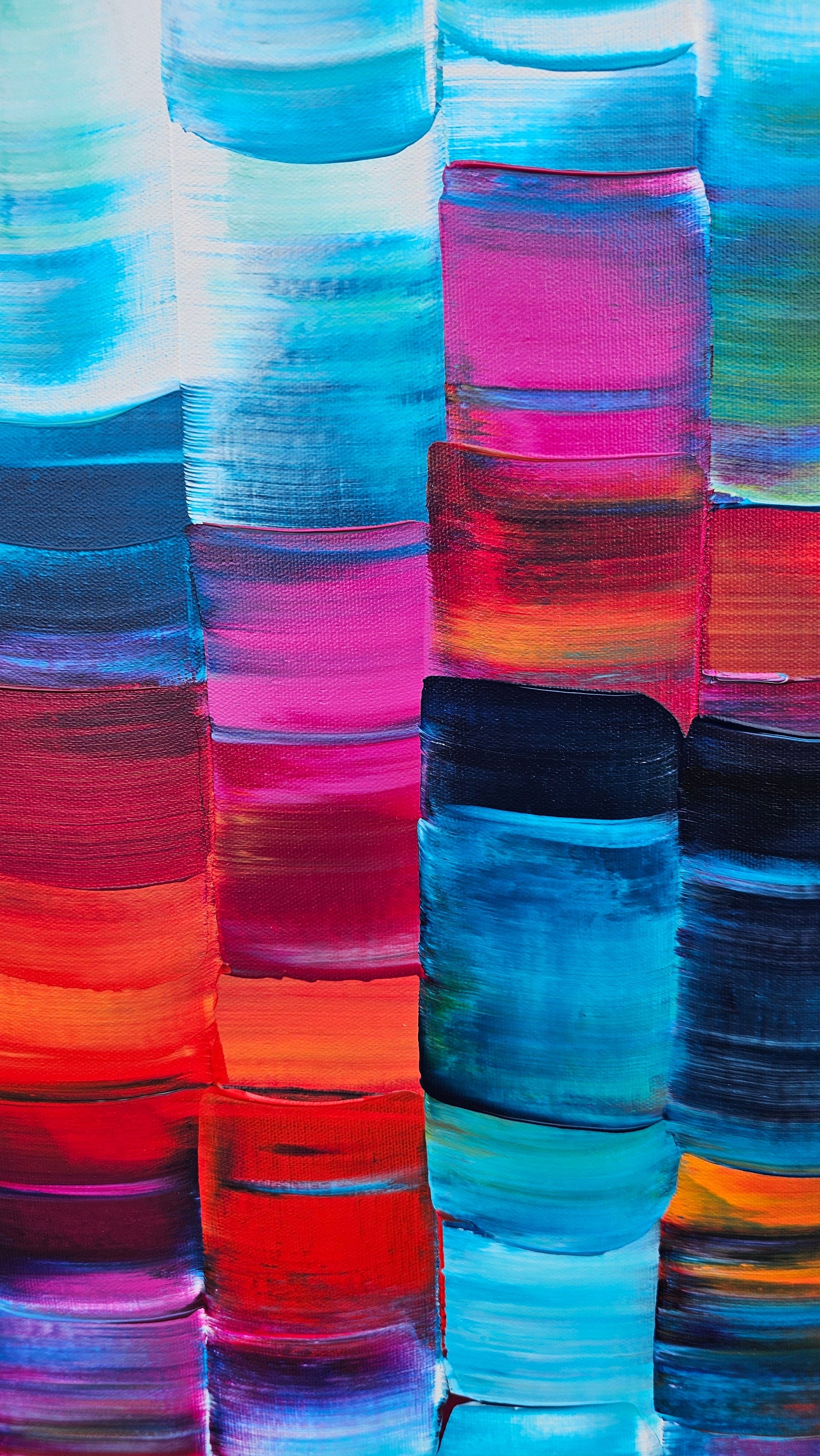 Stéphanie Rivet Oeuvre original - Peinture 36x36 ADN 250909