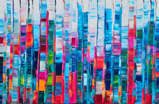 Stéphanie Rivet Oeuvre original - Peinture 40x60 Autumn Forest