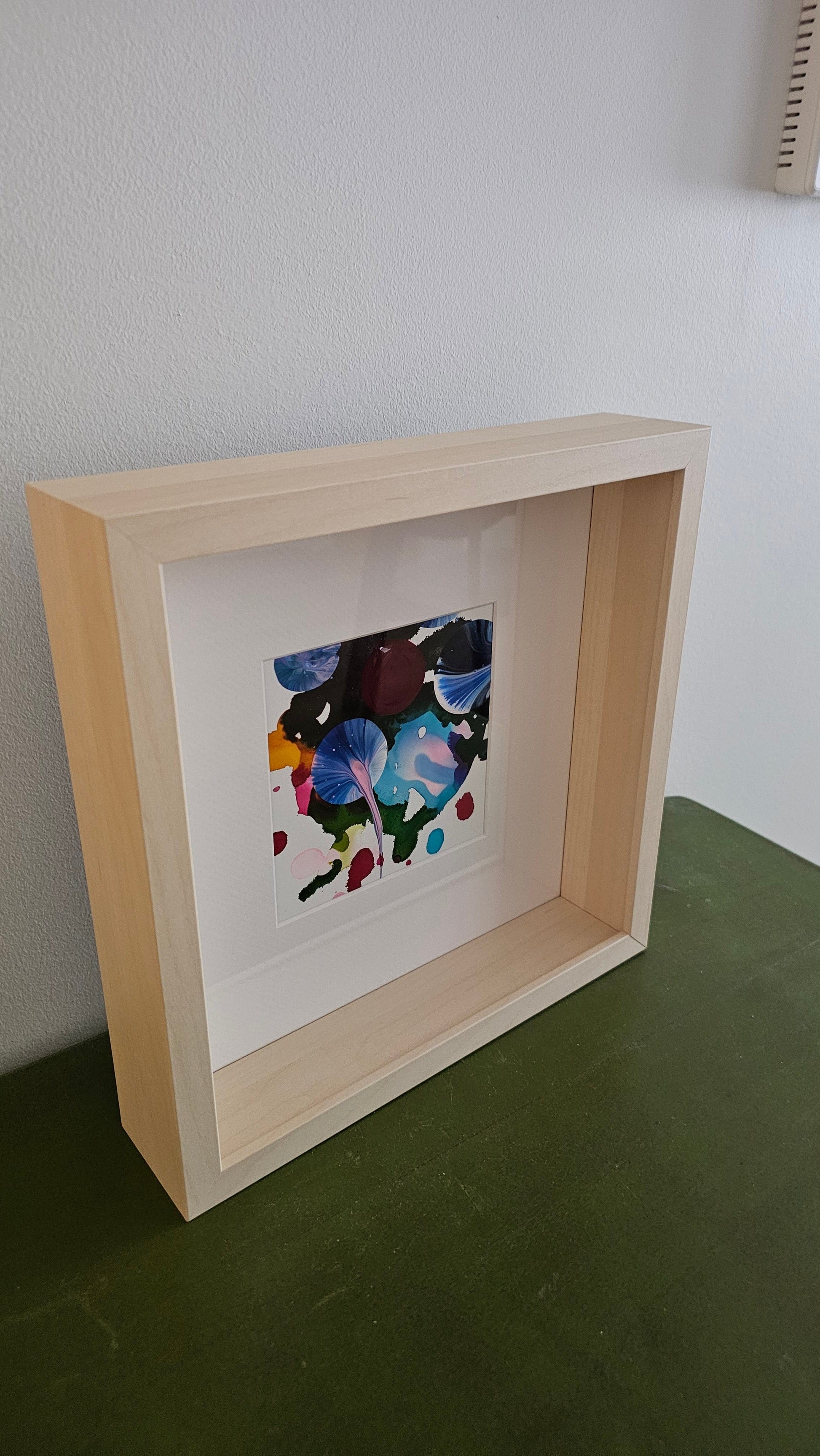 Stéphanie Rivet Oeuvre original - Peinture 5x5 Exploration papier 2725