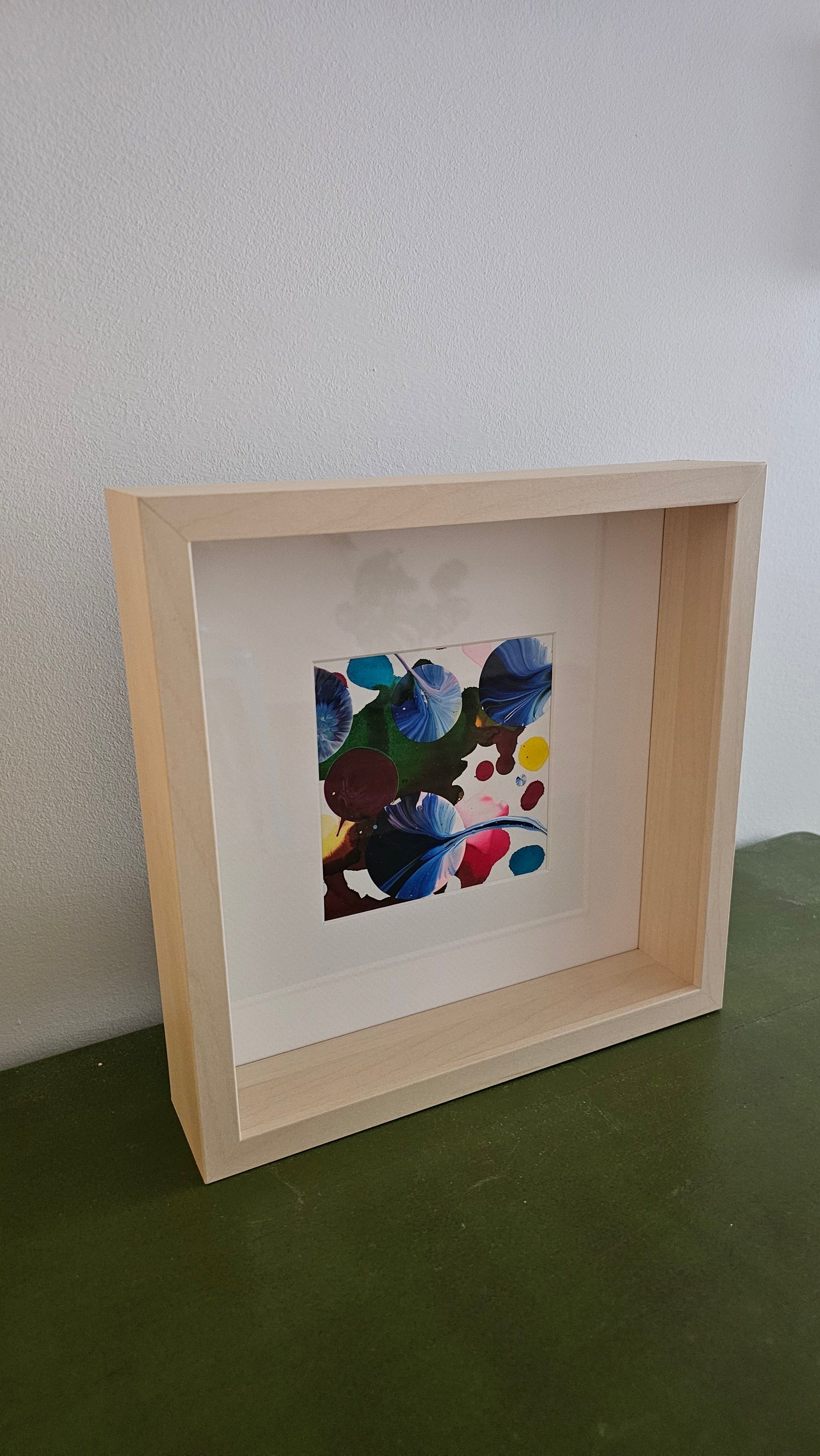 Stéphanie Rivet Oeuvre original - Peinture 5x5 Exploration papier 2825