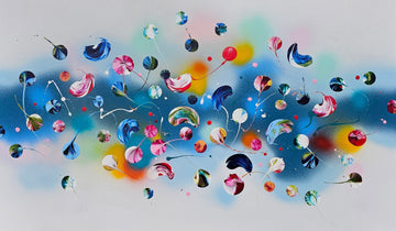 Stéphanie Rivet Oeuvre original - Peinture 36x60 Feeling The Joy