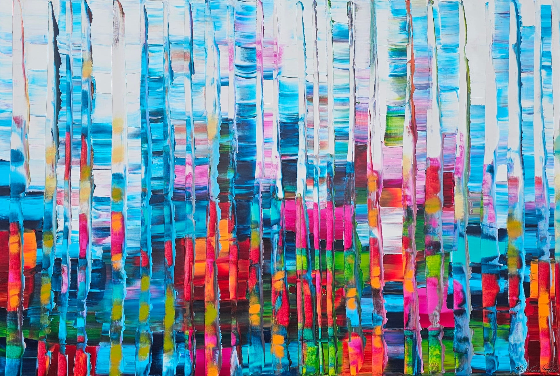 Stéphanie Rivet Oeuvre original - Peinture 40x60 Finding Inner Strenght