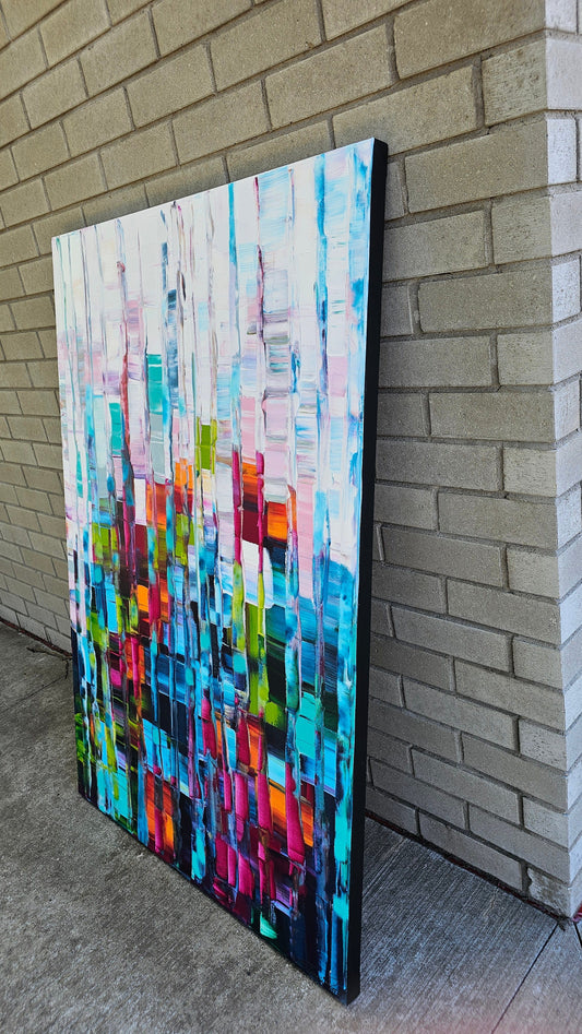 Stéphanie Rivet Oeuvre original - Peinture 60x40 Finding Joy