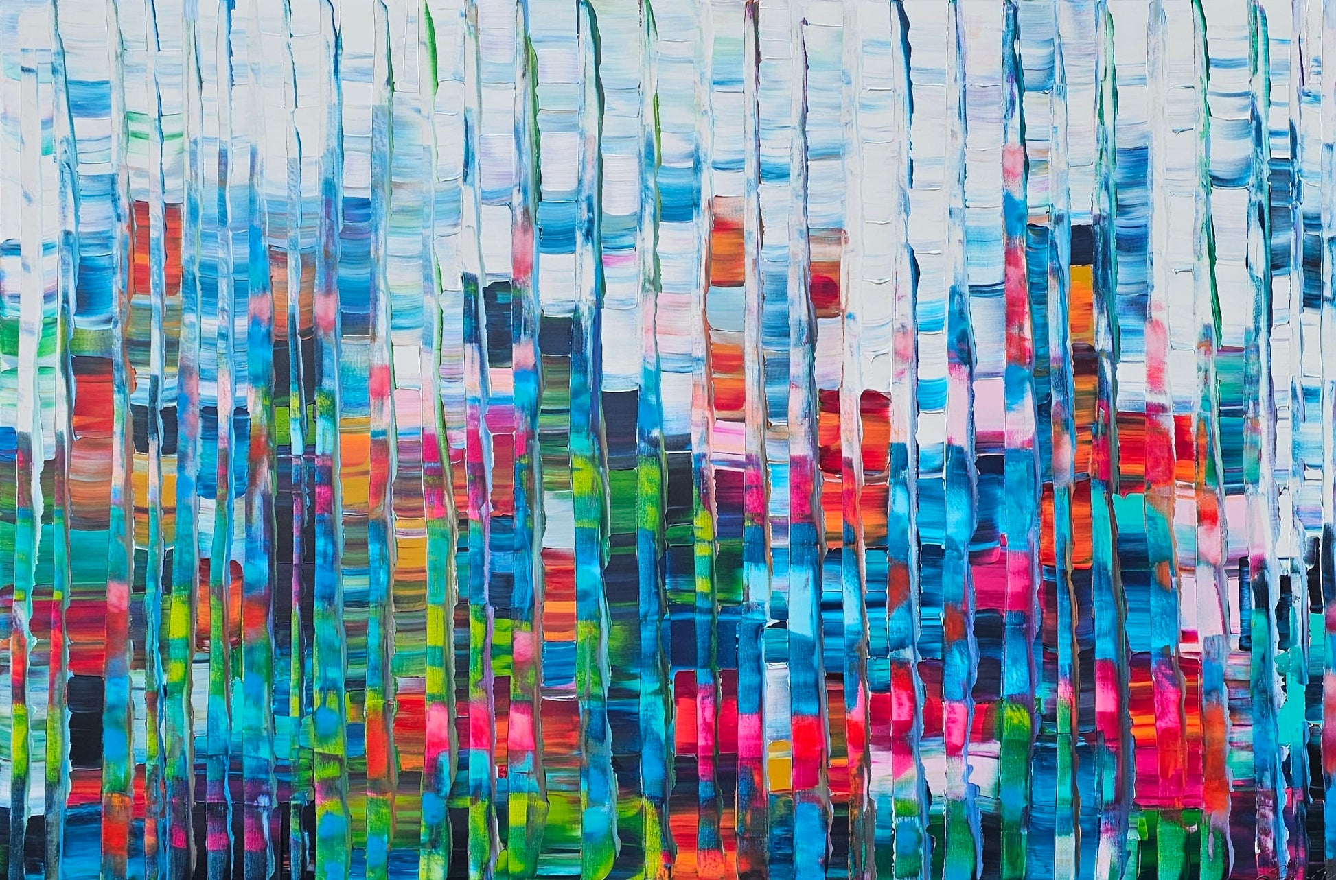 Stéphanie Rivet Oeuvre original - Peinture 48x72 Follow your Dreams