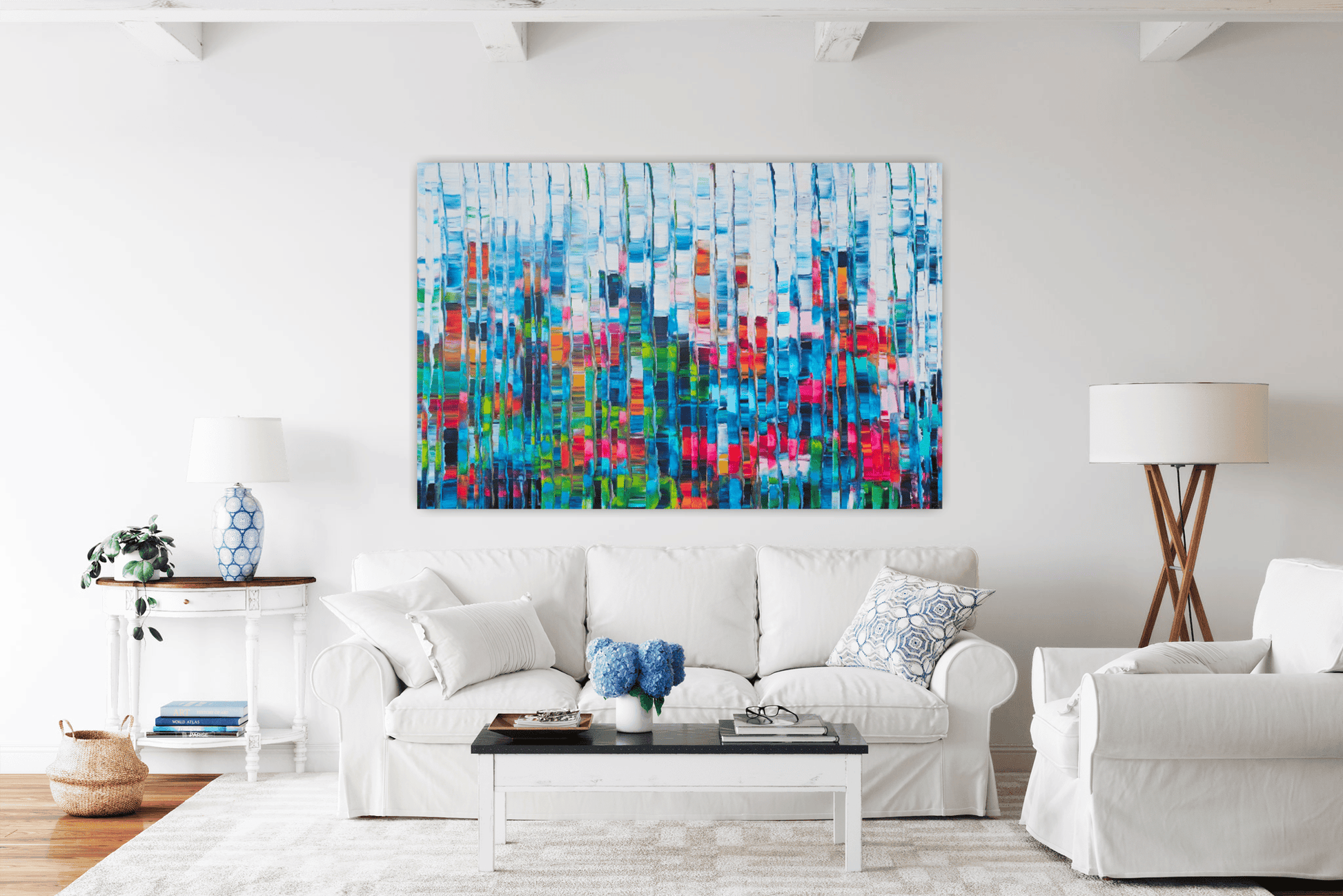 Stéphanie Rivet Oeuvre original - Peinture 48x72 Follow your Dreams