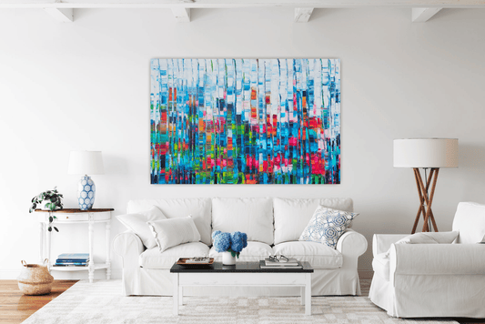 Stéphanie Rivet Oeuvre original - Peinture 48x72 Follow your Dreams