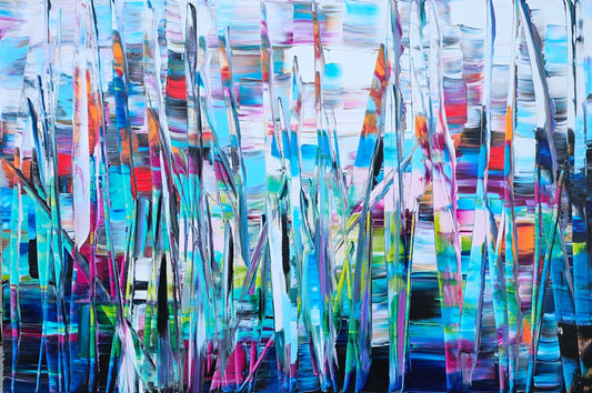 Stéphanie Rivet Oeuvre original - Peinture 40x60 Le marais 4