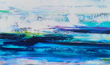 Stéphanie Rivet Oeuvre original - Peinture 40x60 Neige éternelle 3