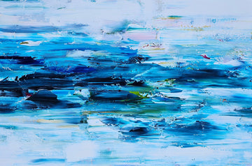 Stéphanie Rivet Oeuvre original - Peinture 40x60 Neige éternelle 6