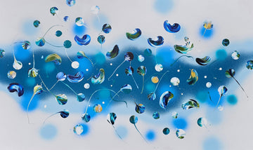 Stéphanie Rivet Oeuvre original - Peinture 36x60 Peace Of Mind