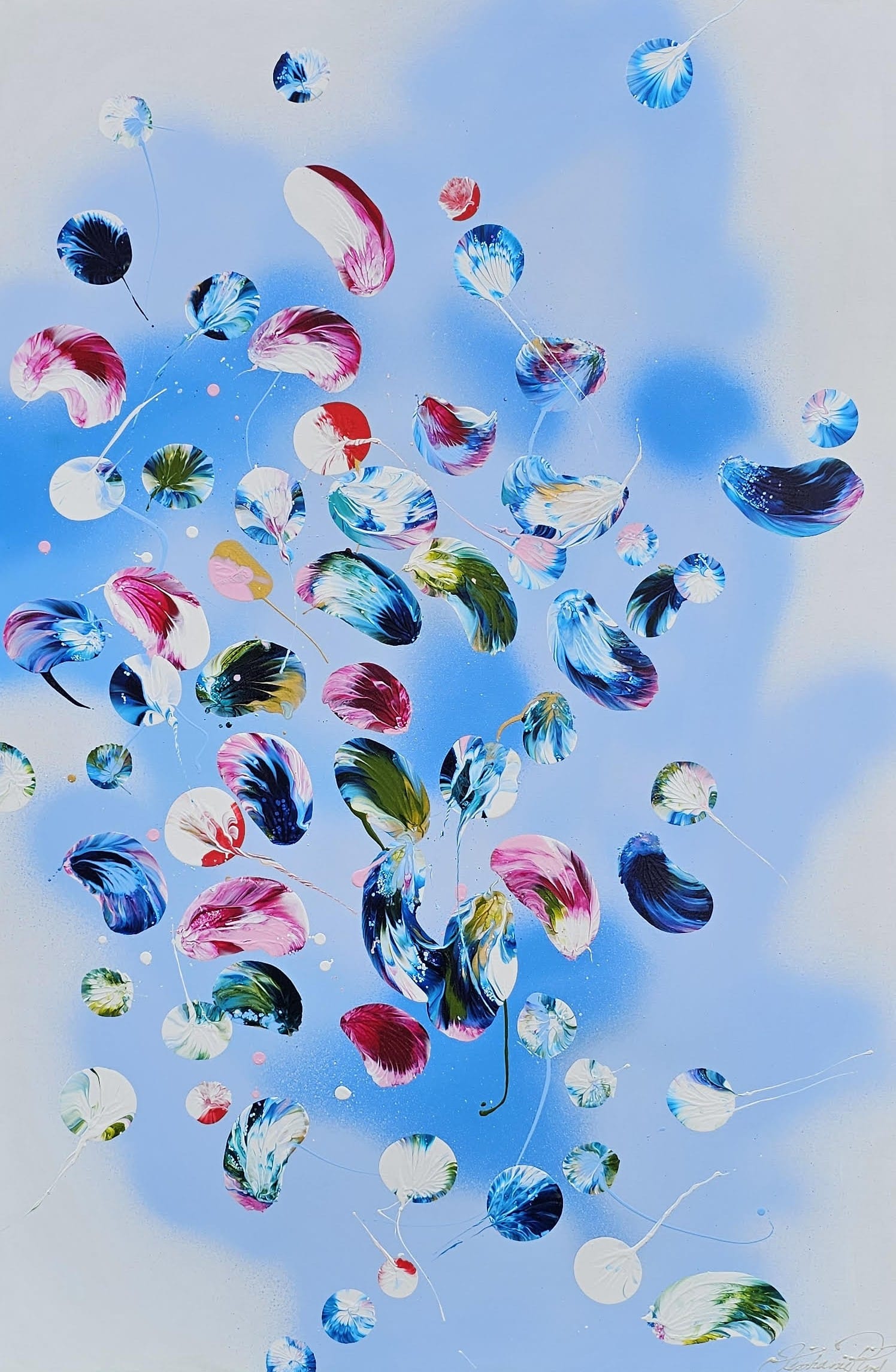 Stéphanie Rivet Oeuvre original - Peinture 60x40 Perfect Day