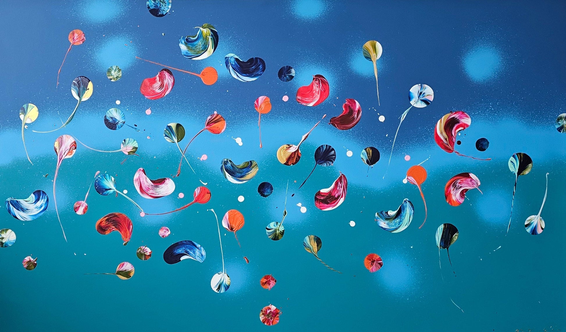 Stéphanie Rivet Oeuvre original - Peinture 36x60 Perfect Evening