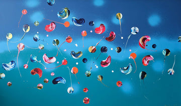 Stéphanie Rivet Oeuvre original - Peinture 36x60 Perfect Evening