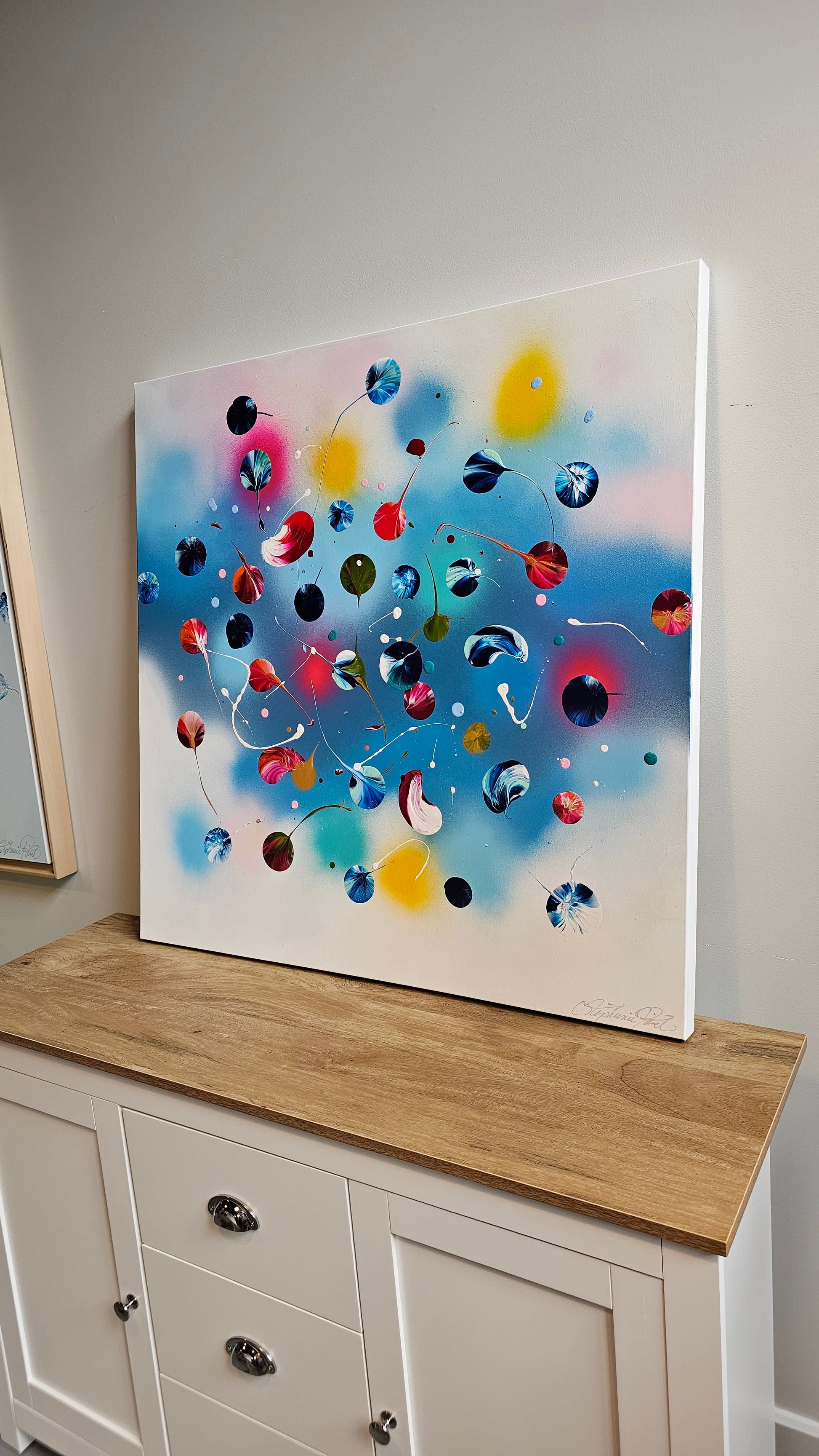 Stéphanie Rivet Oeuvre original - Peinture 36x36 Renewed Hope